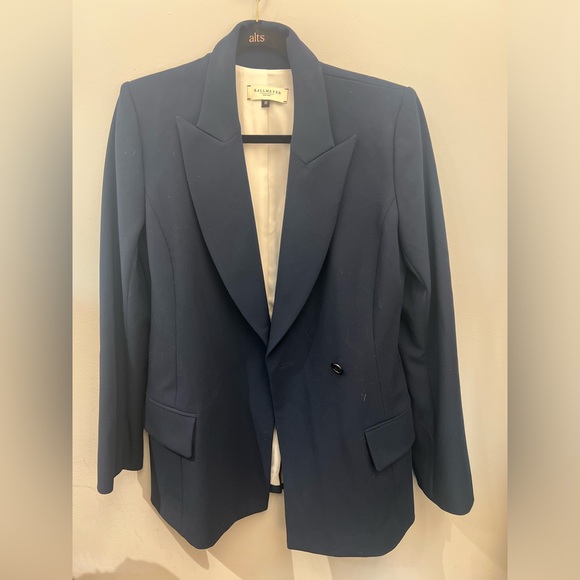 Navy Kallmeyer Blazer, Sz 8 - Picture 2 of 6